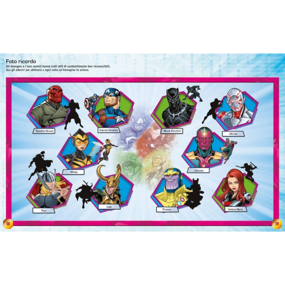 Libro Avengers Super Staccattacca