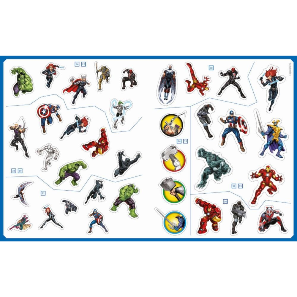 Libro Avengers Super Staccattacca