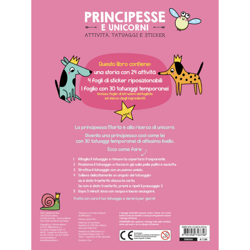 Libro Principesse e Unicorni