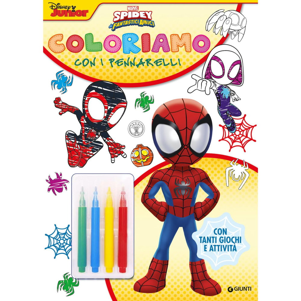 Libro Spidey Coloriamo Con I Pennarelli