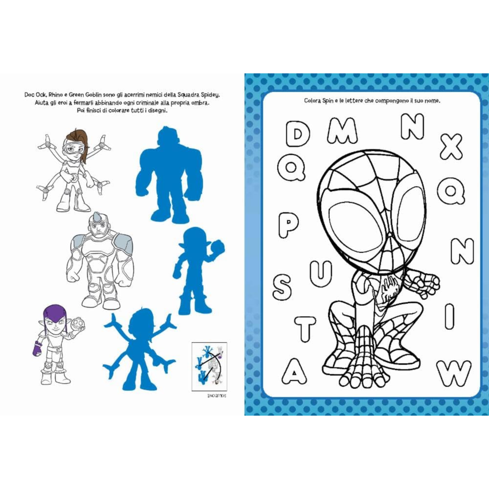 Libro Spidey Coloriamo Con I Pennarelli