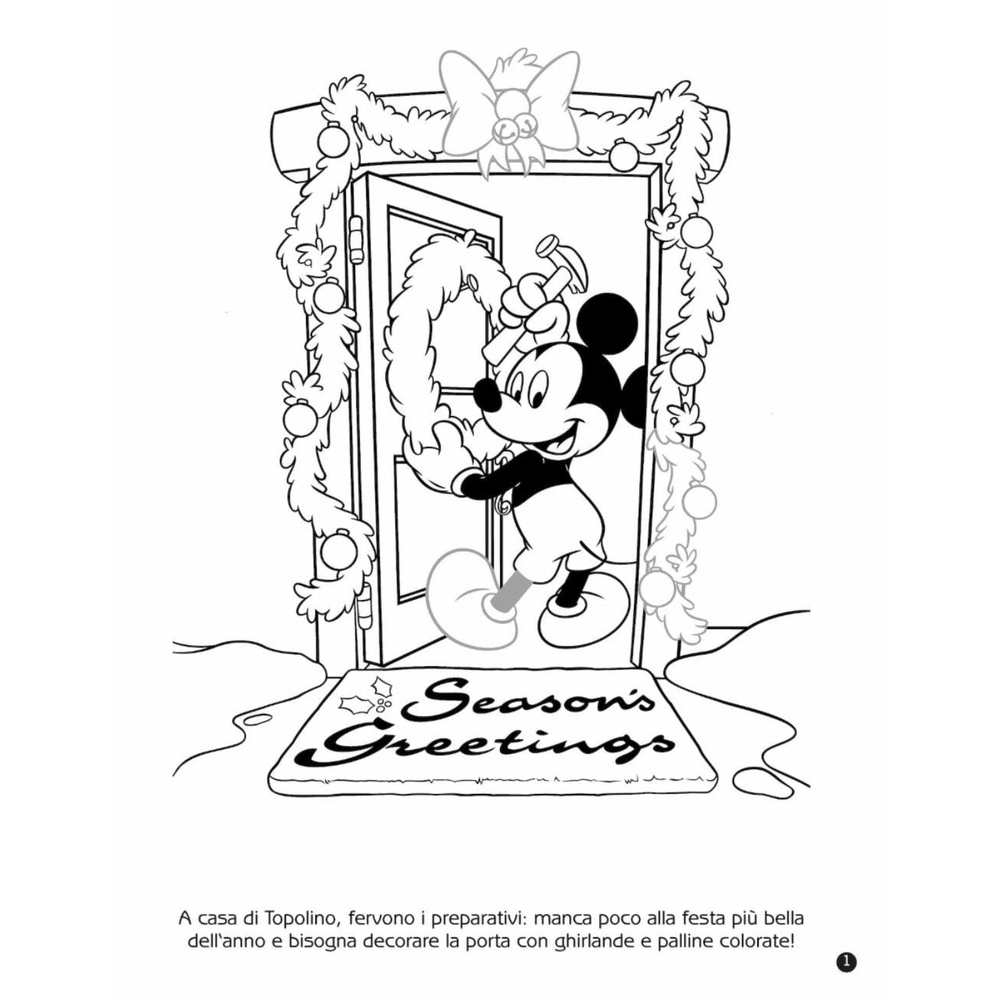 Libro Staccattacca e Colora Natale