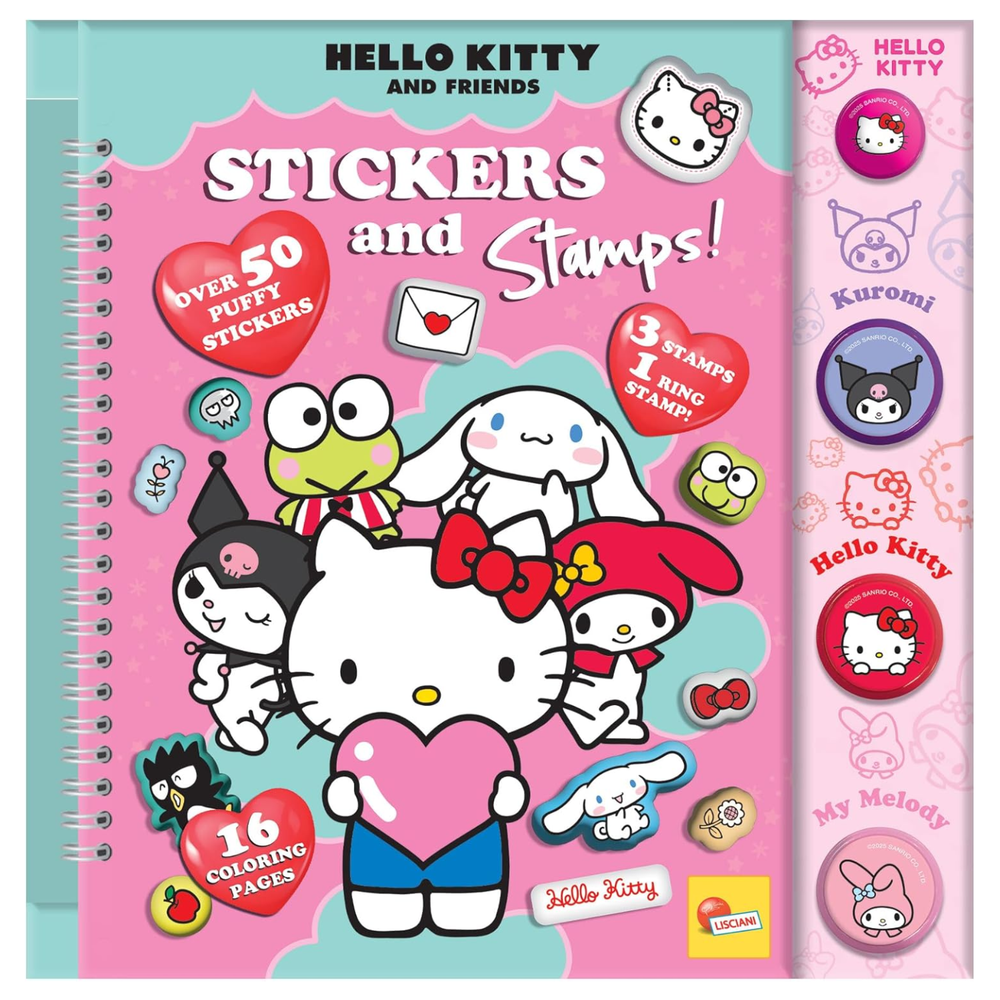 Libro Sticker a Timbrini Hello Kitty
