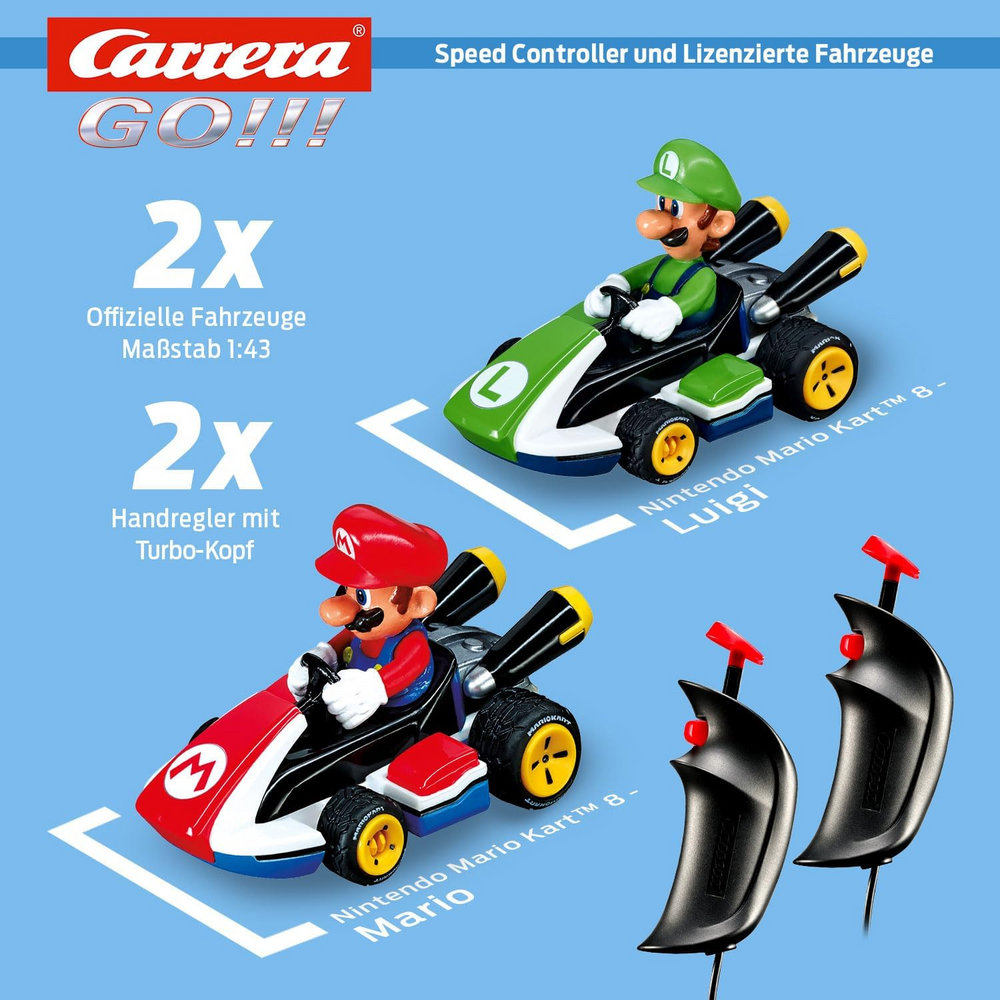 
                
                    Carica l&amp;#39;immagine nel visualizzatore della galleria, Mario Kart Mach 8 Set Pista da Corsa
                
            
