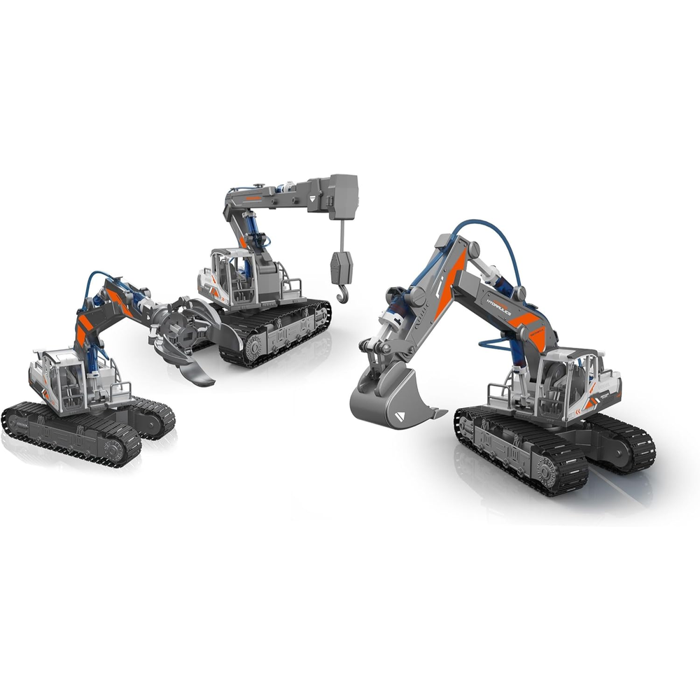 Mars Kit Da Assemblare Mezzi Idraulici 3 in 1