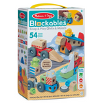 Melissa & Doug Blockables Veicoli Blocchi Costruzione In Legno