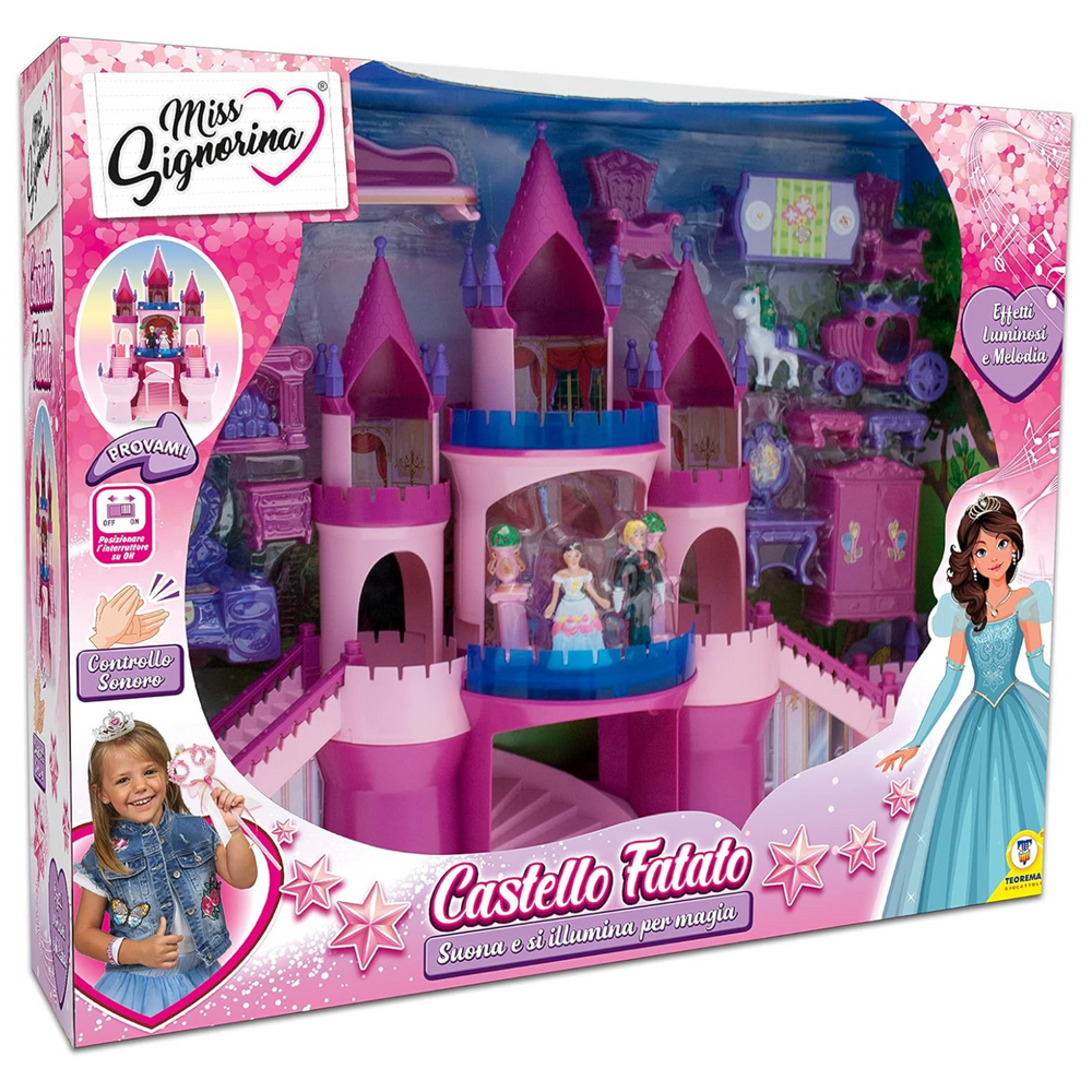 Miss Signorina Castello Fatato Con Luci e Suoni