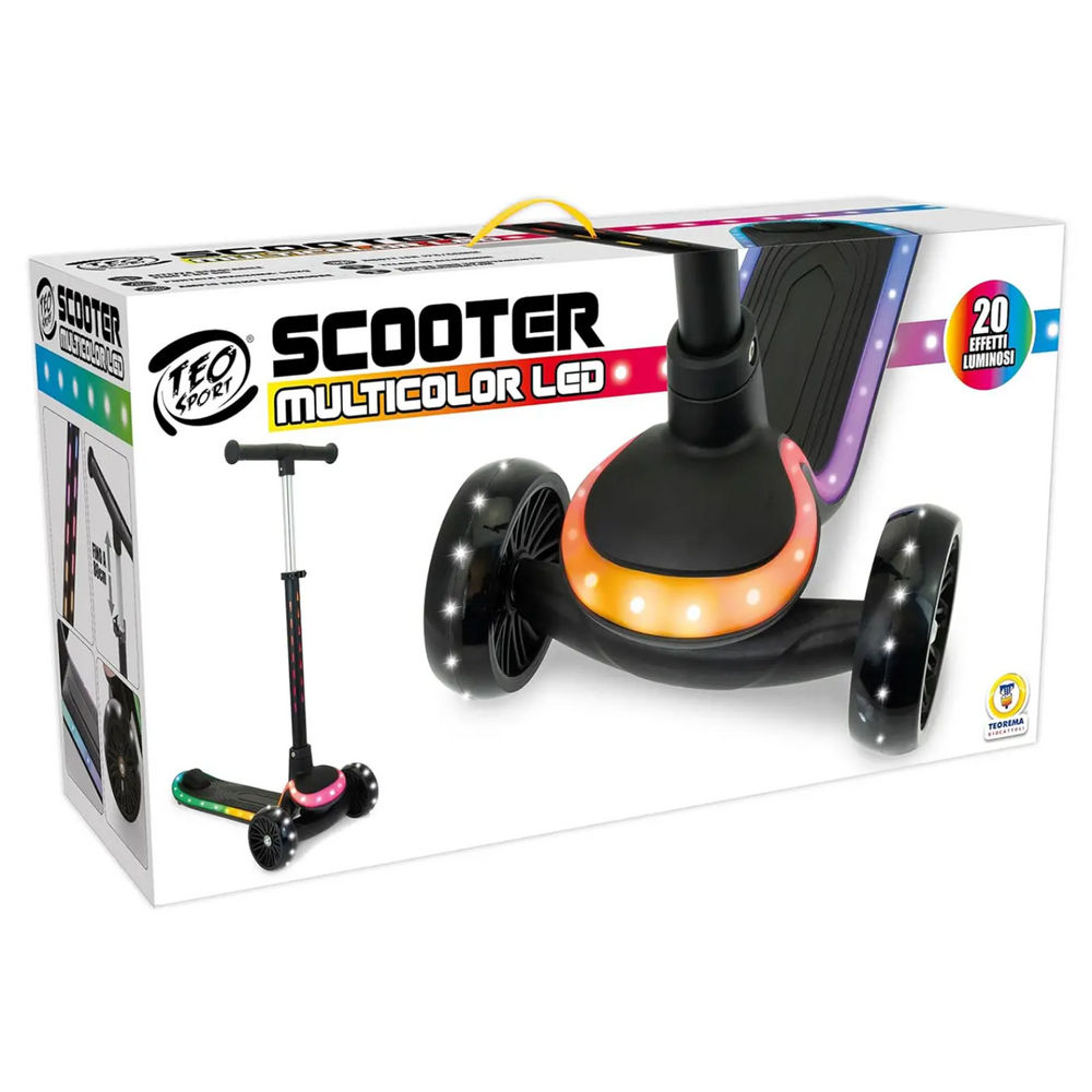 Monopattino 3 Ruote con Luci LED