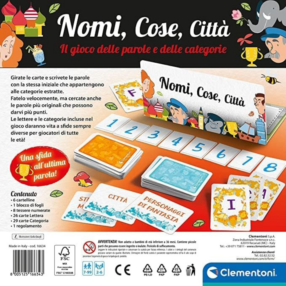 Nomi Cose e Città