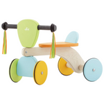 Quadriciclo Cavalcabile In Legno Pastel Baby Buggy