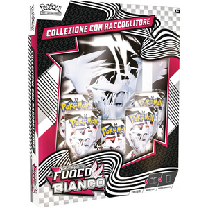 Pokemon Collezione Con Raccoglitore Fuoco Bianco