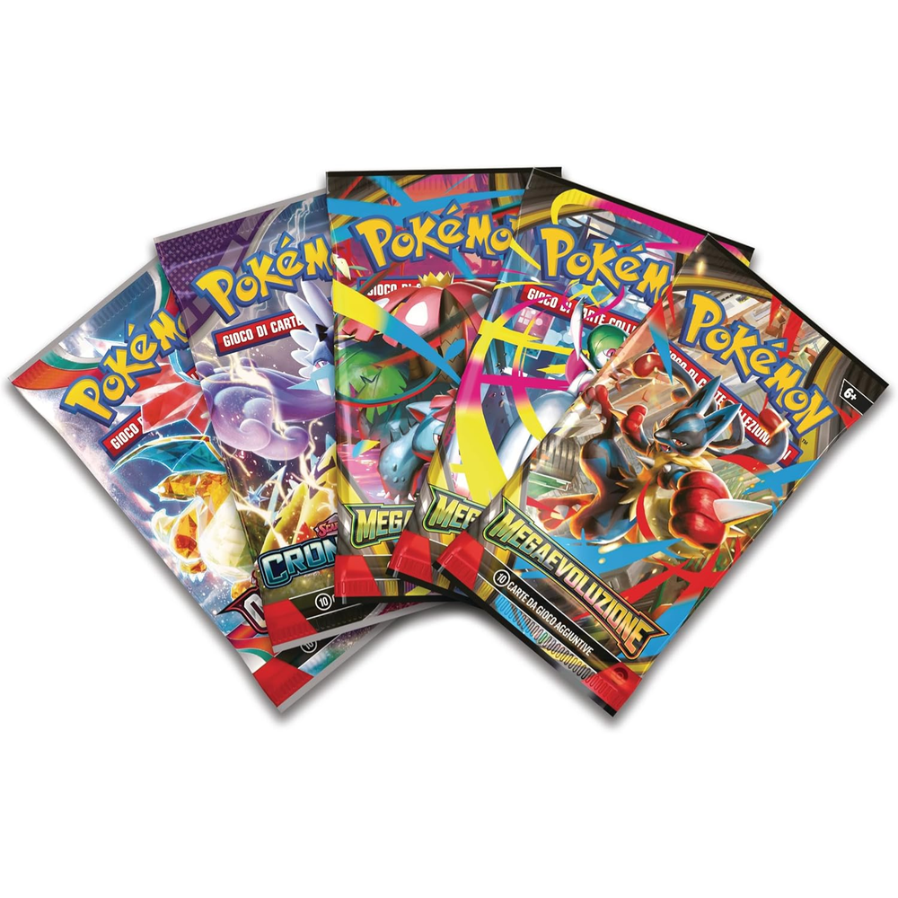 Pokemon Collezione Con Statuina Mega Lucario-ex