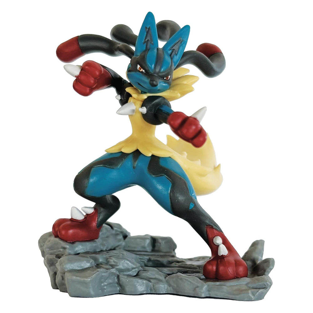 Pokemon Collezione Con Statuina Mega Lucario-ex