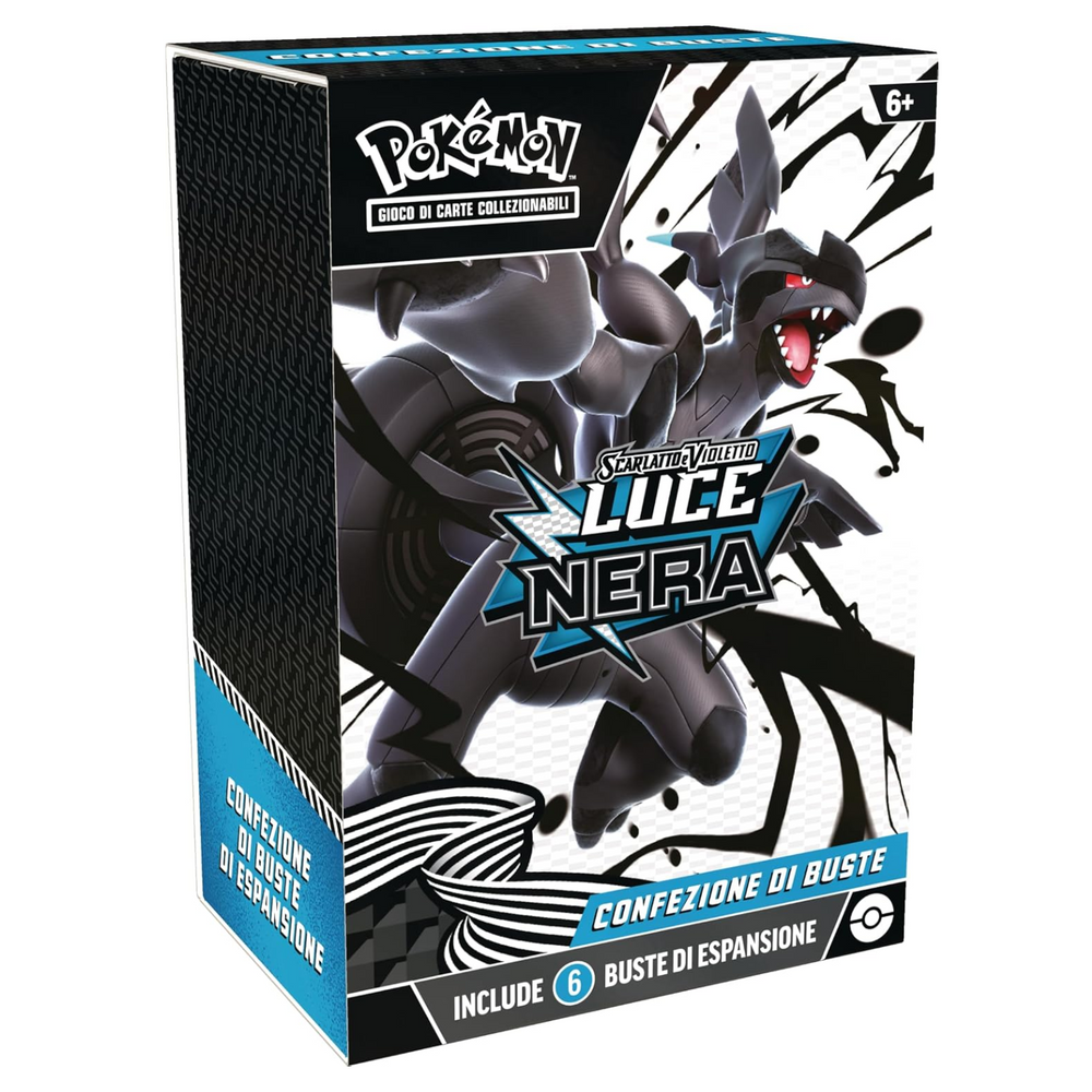 Pokemon Confezione 6 Buste Espansione Luce Nera