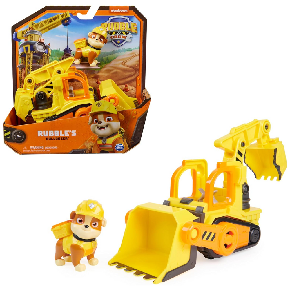 Paw Patrol Rubble & Crew Veicoli Assortiti