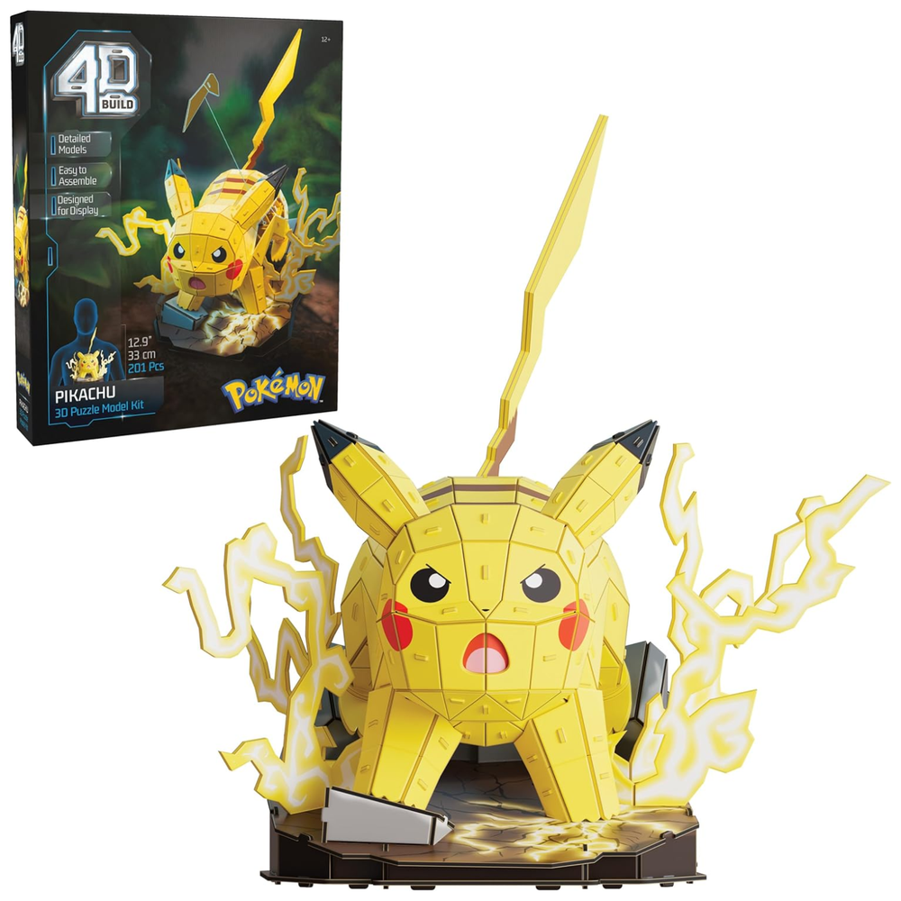 Puzzle 4D Pokemon Pikachu 201 Pezzi