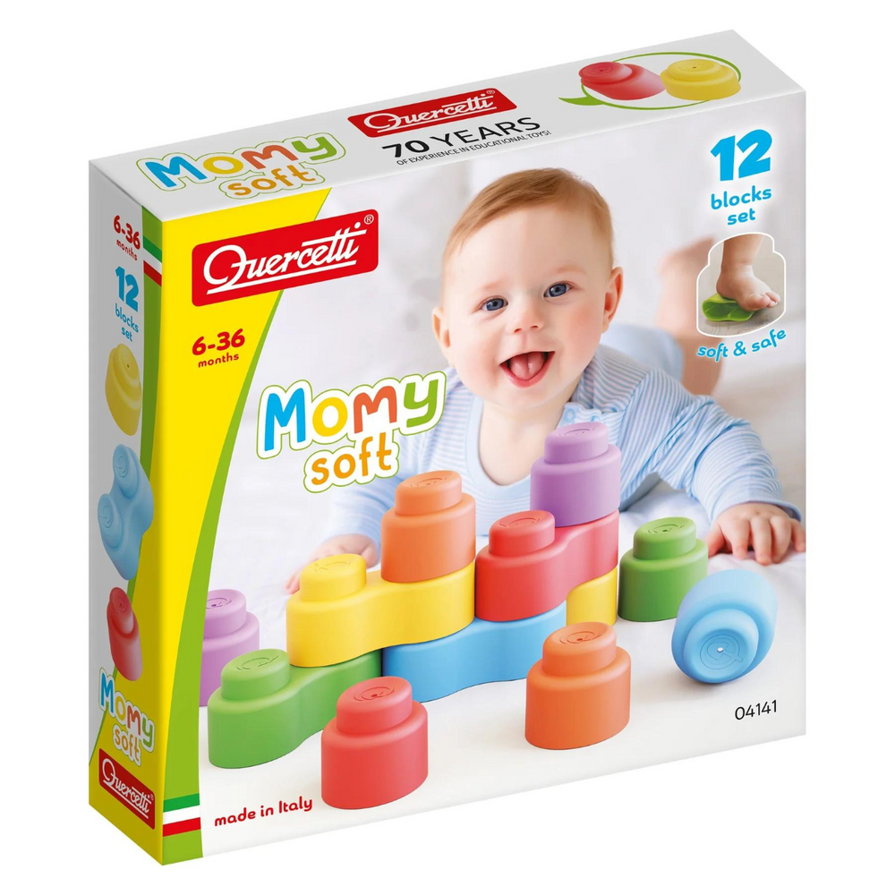 Quercetti - Costruzioni Momy Soft 12 pz