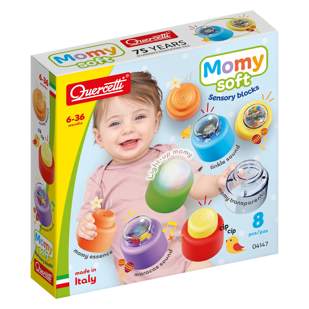 Quercetti - Costruzioni Momy Soft Sensoriali