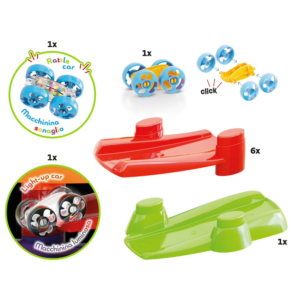 Quercetti - Flip Car Race Track Super