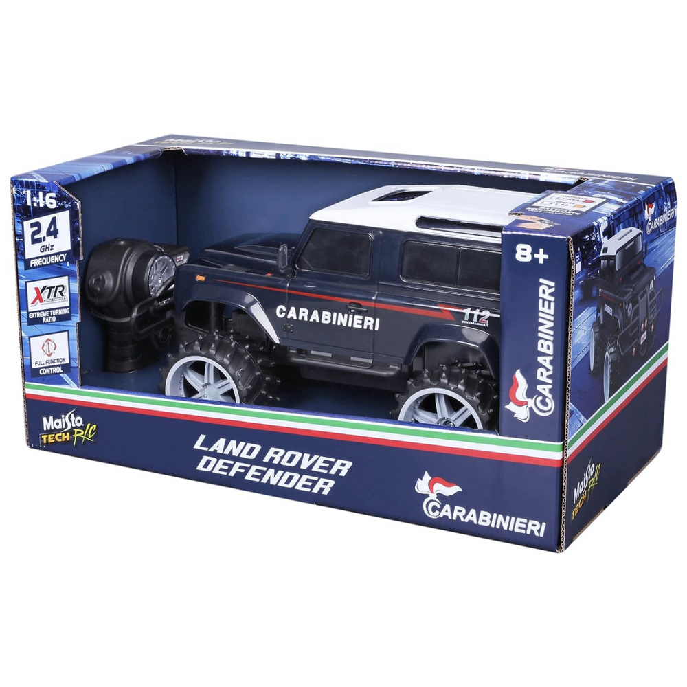 Radiocomando Auto 1:16 Land Rover Defender Carabinieri