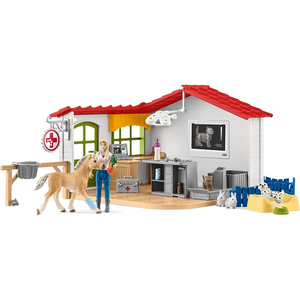 Schleich Clinica Veterinaria Con Animali