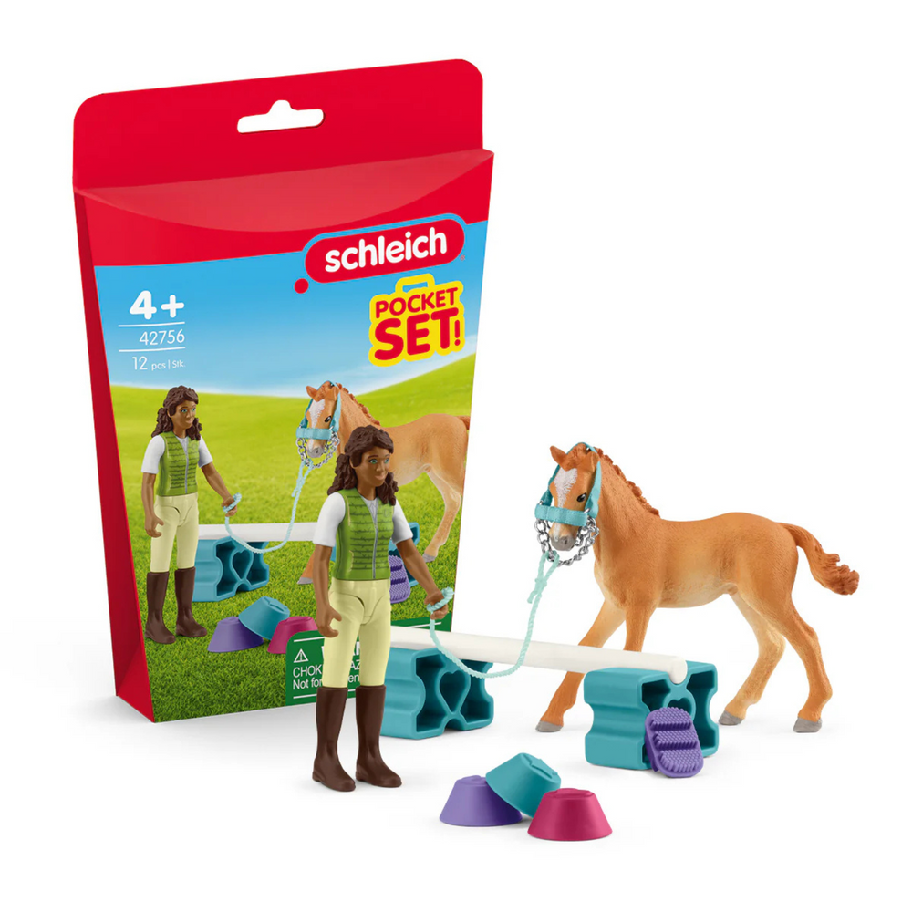 Schleich Pocket Set Set Addestramento Puledri Horse Club 42756