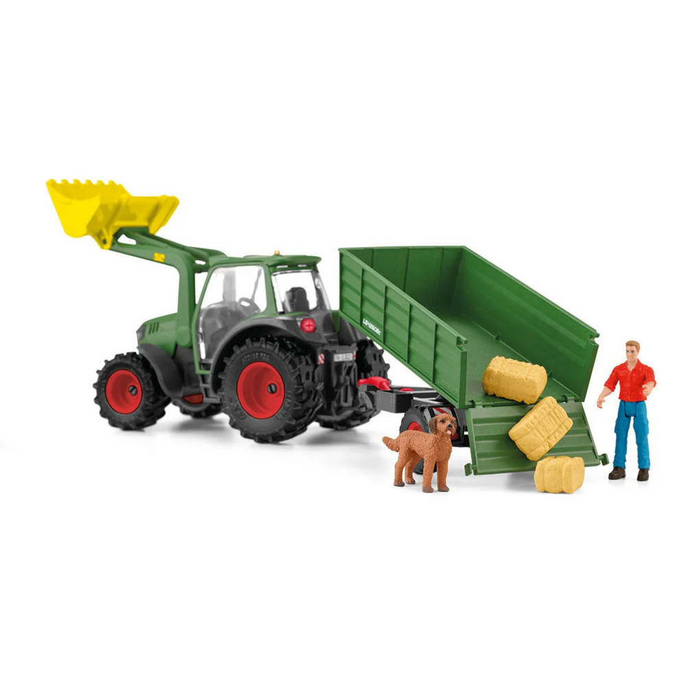 Schleich Trattore Con Rimorchio