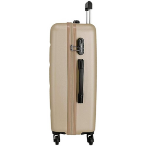 Set 3 Valigie Rigide Roll Road Flex Champagne
