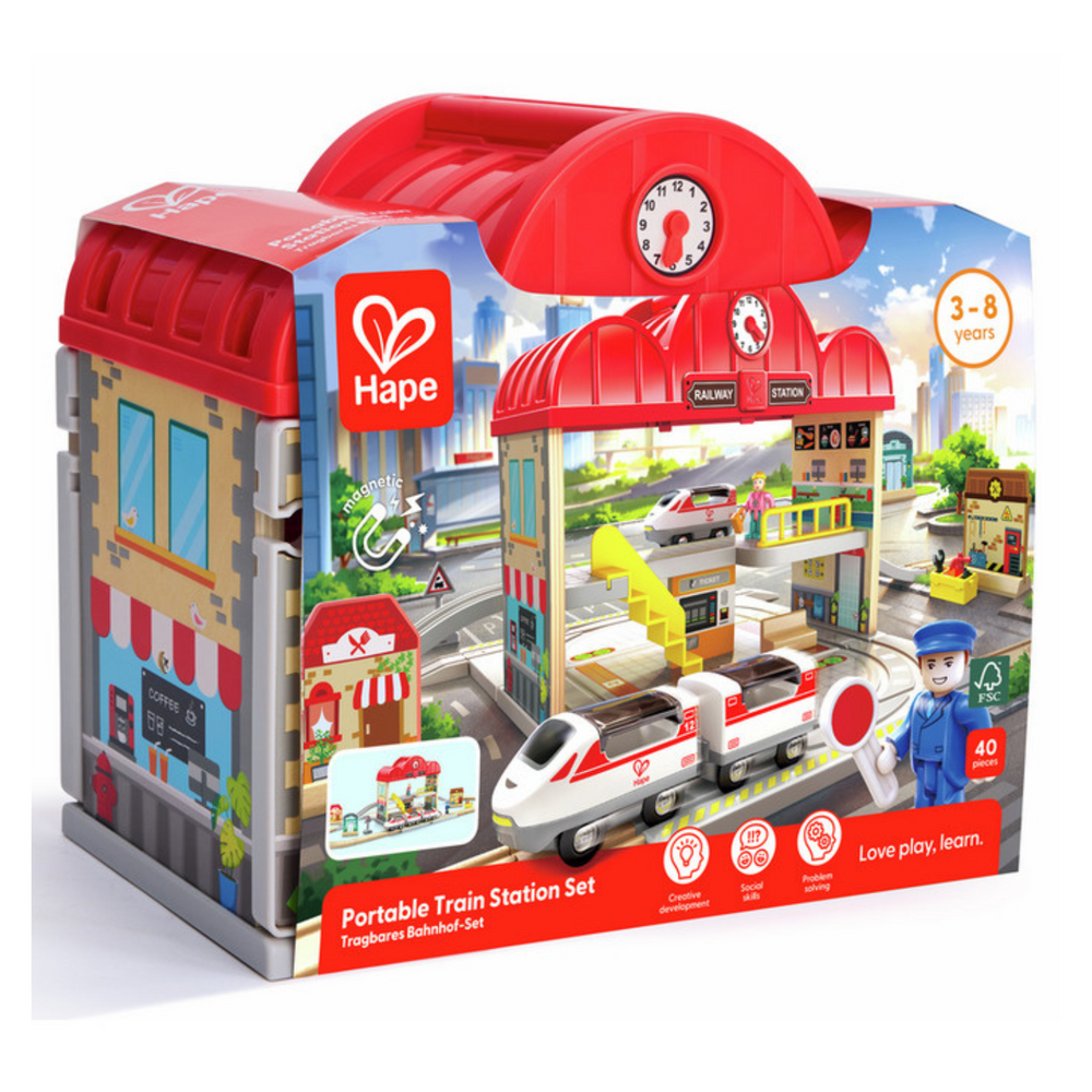 Set Stazione Ferroviaria Portatile - Hape