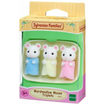 Sylvanian Families - Trio di Gemelli Topi Bianchi Marshmallow