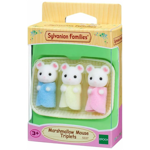 Sylvanian Families - Trio di Gemelli Topi Bianchi Marshmallow