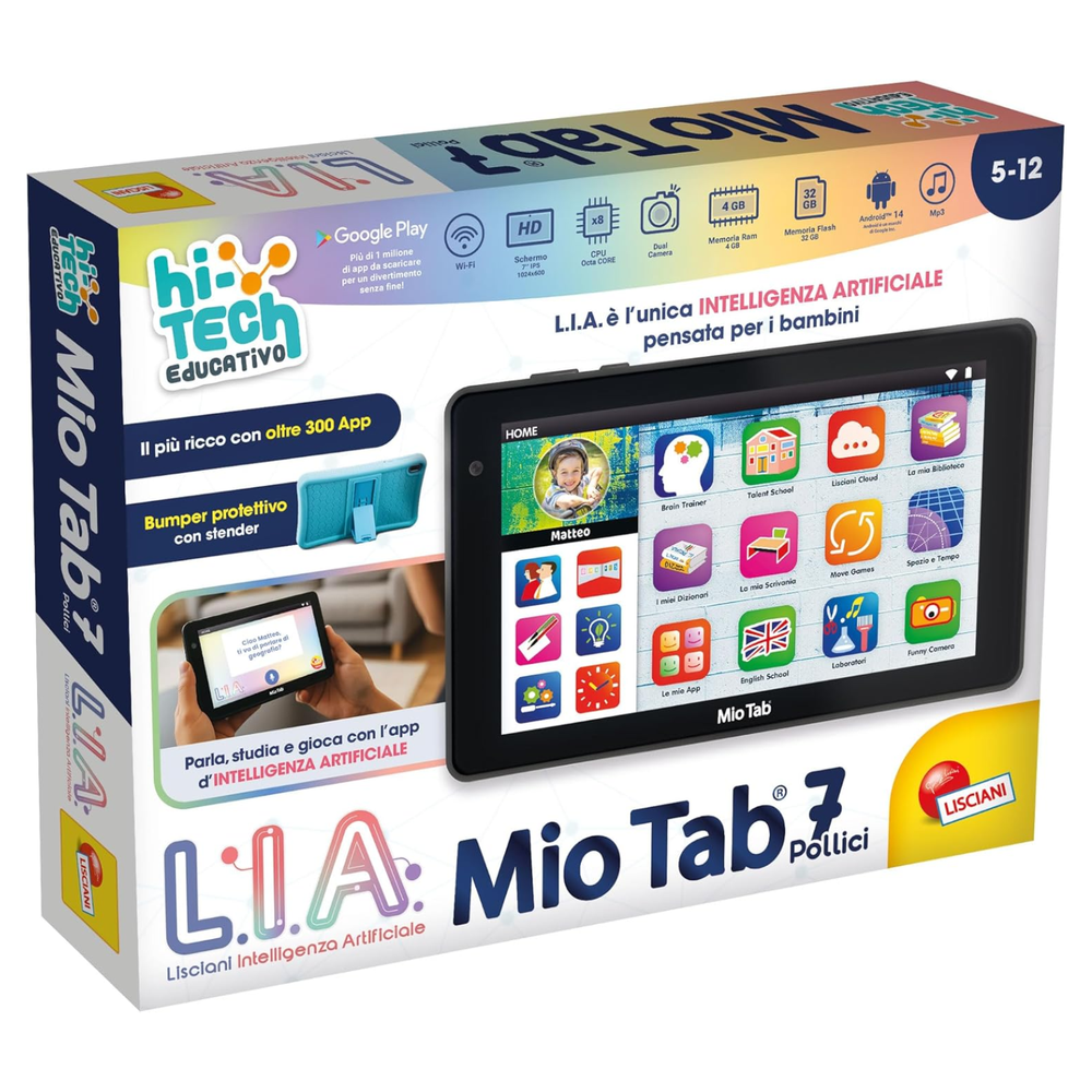 Tablet Educativo L.I.A. Mio Tab 7"