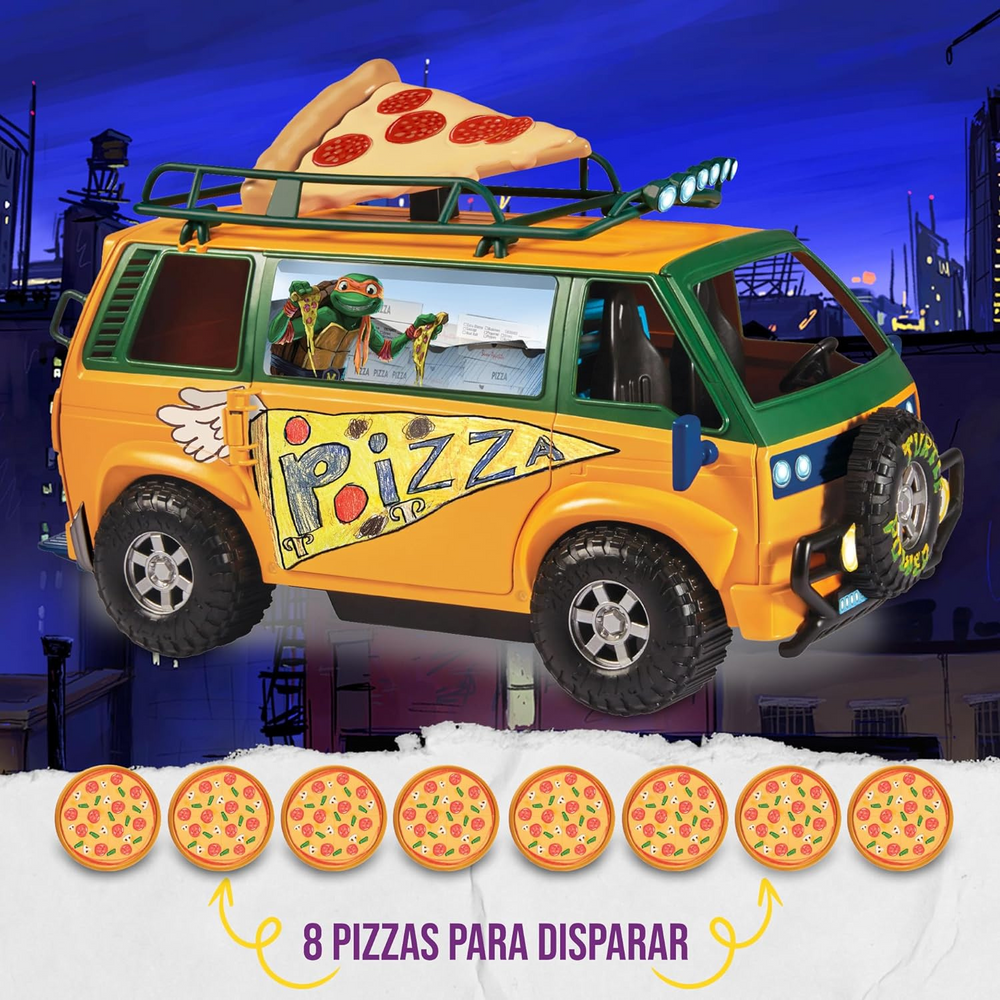 Tartarughe Ninja Pizzafire Van