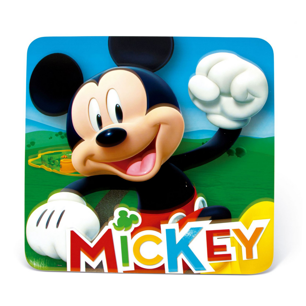 Tavolino con 2 sedie in legno Mickey Mouse Colors