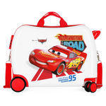 Trolley Cavalcabile 4 Ruote Cars Lightning Mcqueen Good Mood