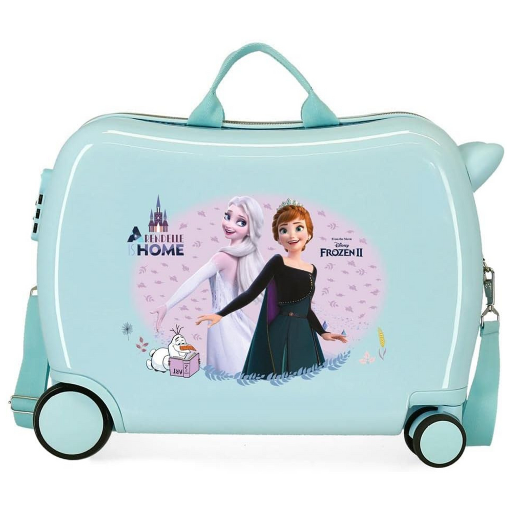 Trolley Cavalcabile 4 Ruote Frozen Arendelle Is Home 50 cm
