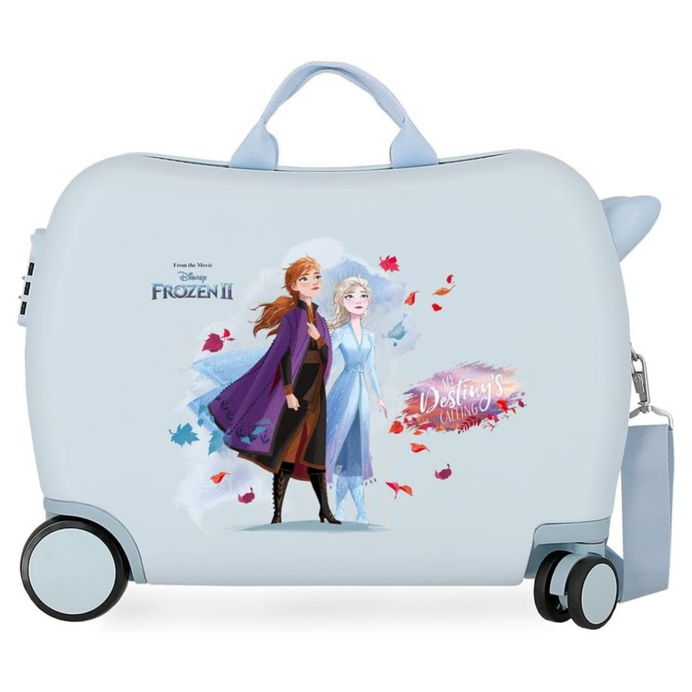 Trolley Cavalcabile 4 Ruote Frozen Nature Is Magical 50 cm