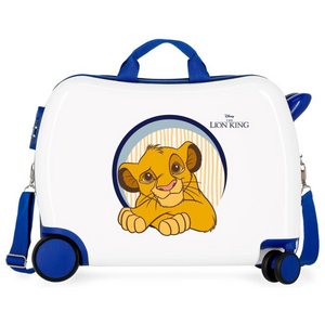Trolley Cavalcabile 4 Ruote Lion King Re Leone 50 cm