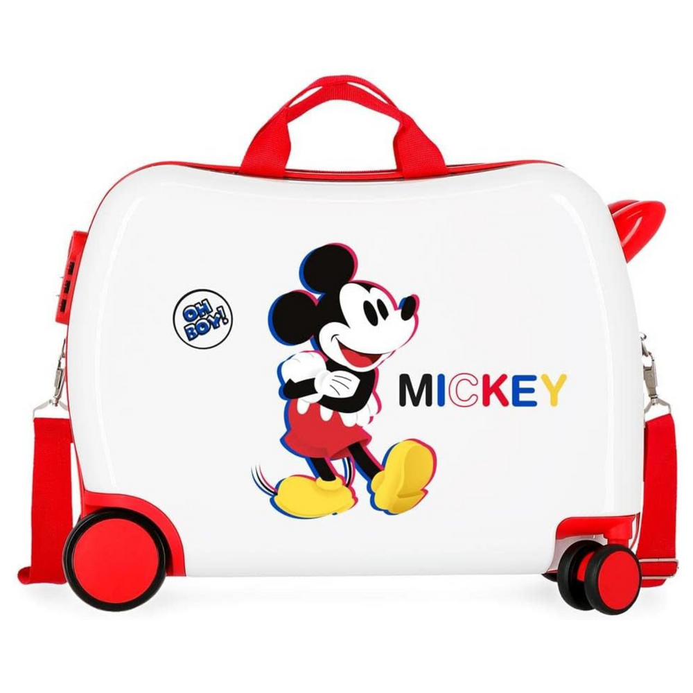 Trolley Cavalcabile 4 Ruote Mickey Mouse 3D