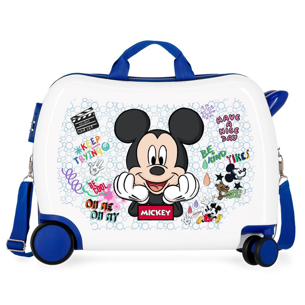 Trolley Cavalcabile 4 Ruote Mickey Mouse Be Cool