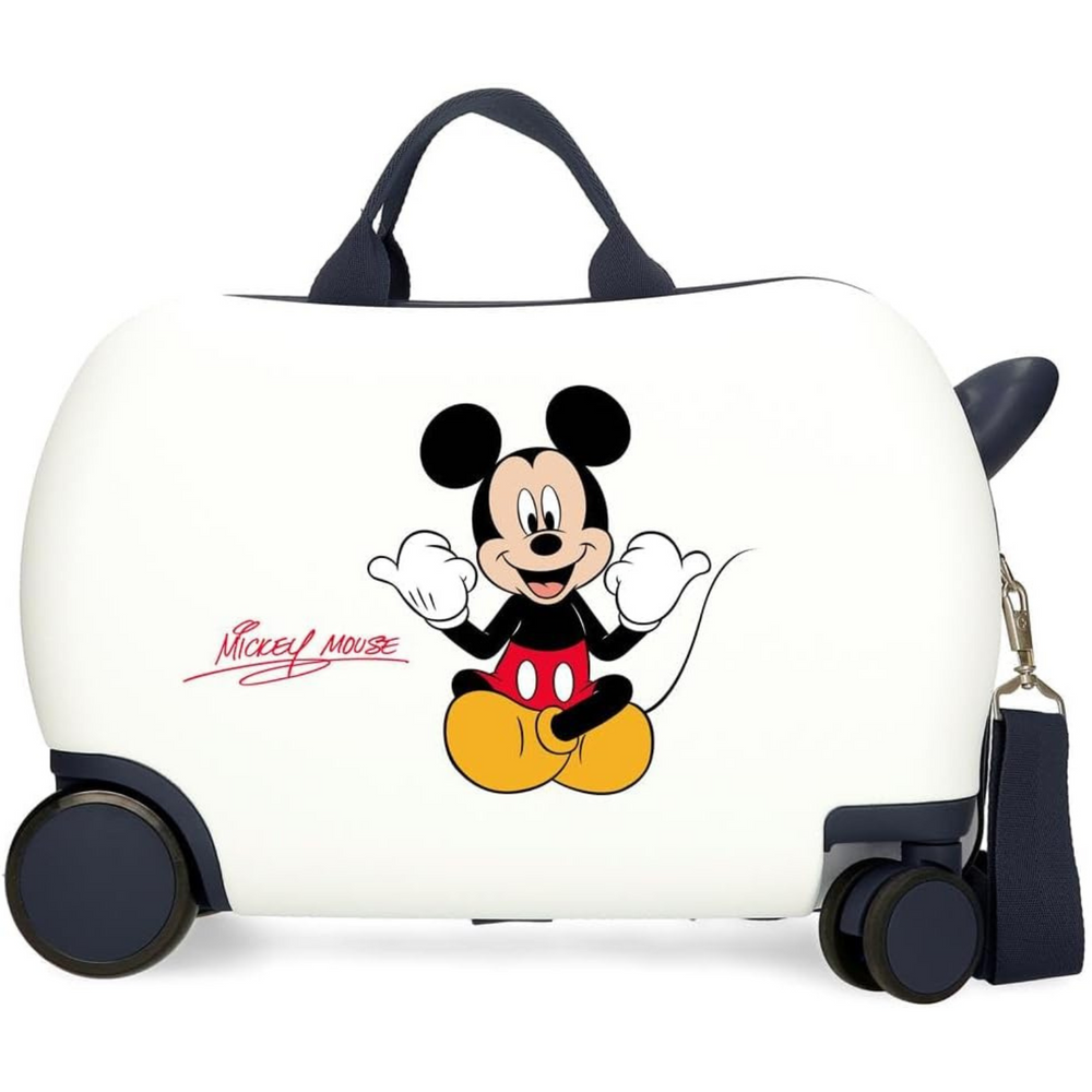 Trolley Cavalcabile 4 Ruote Mickey Mouse Cheerful