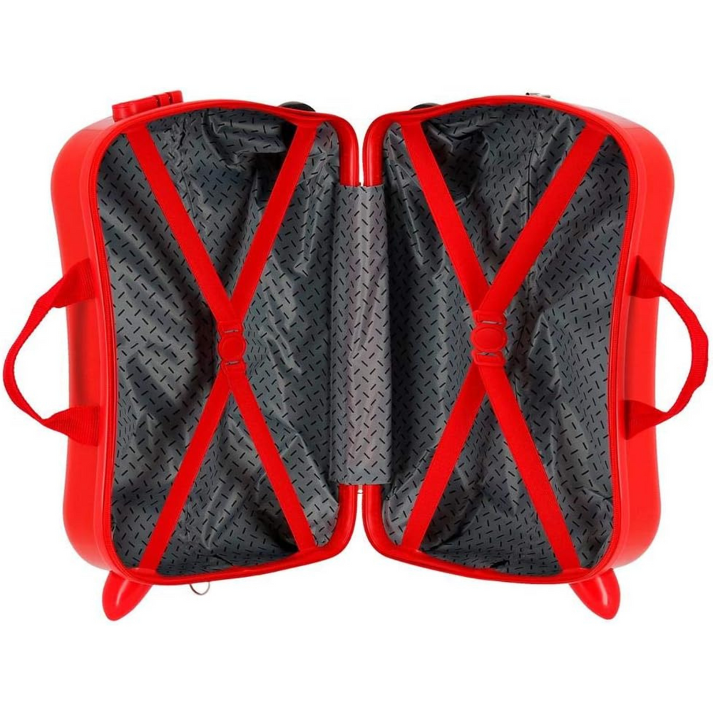 Trolley Cavalcabile 4 Ruote Mickey Mouse Colour Mayhem Rosso