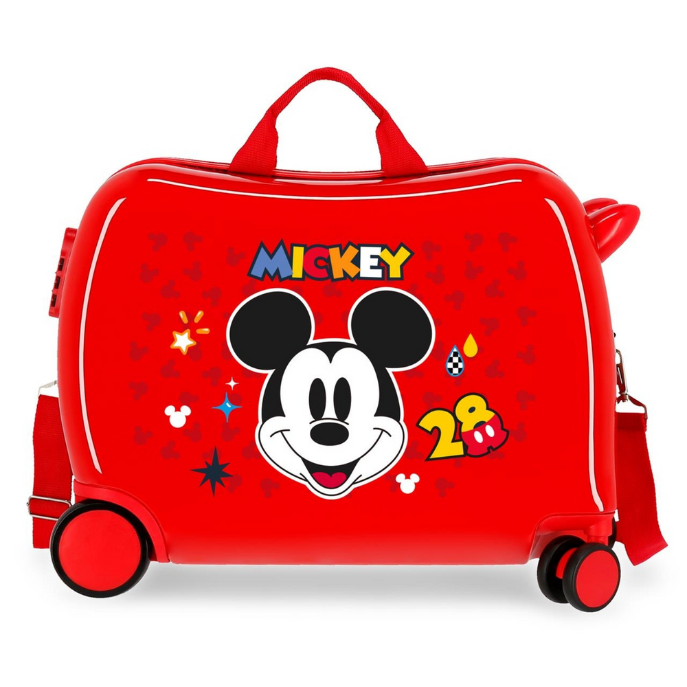 Trolley Cavalcabile 4 Ruote Mickey Mouse Get Moving