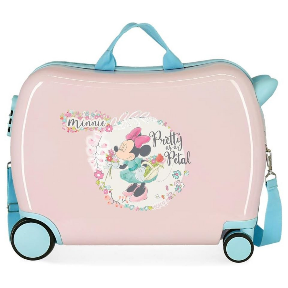 Trolley Cavalcabile 4 Ruote Minnie Florals 50 cm