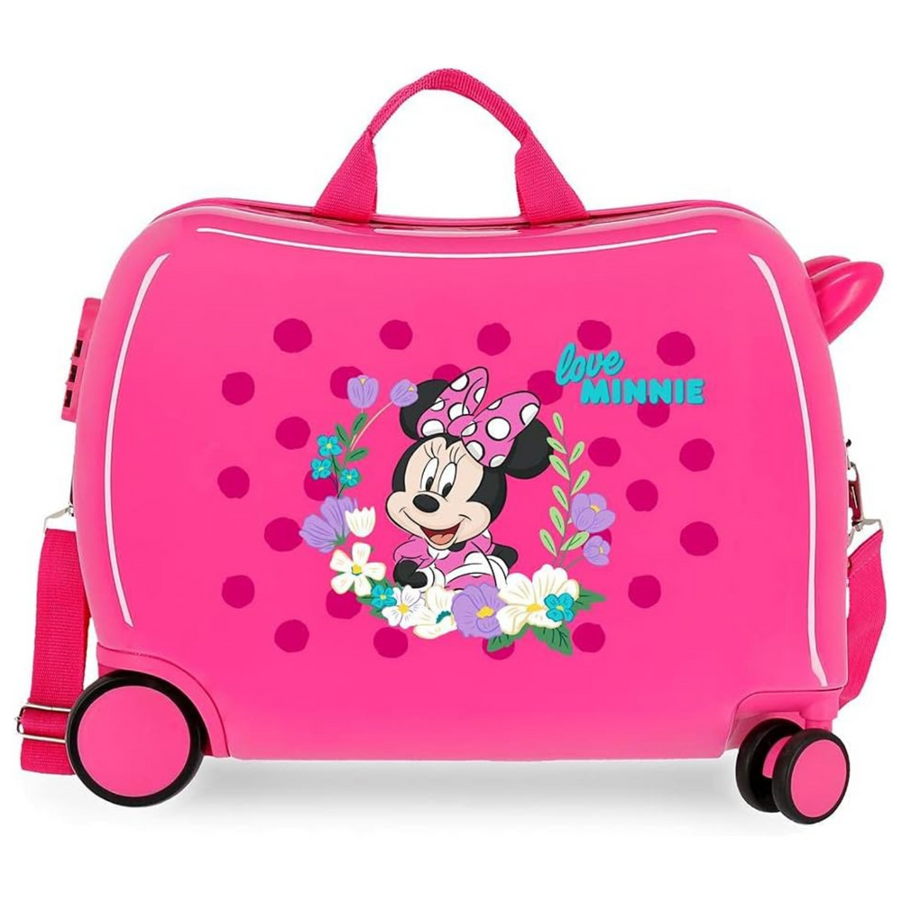 Trolley Cavalcabile 4 Ruote Minnie Golden Days 50 cm