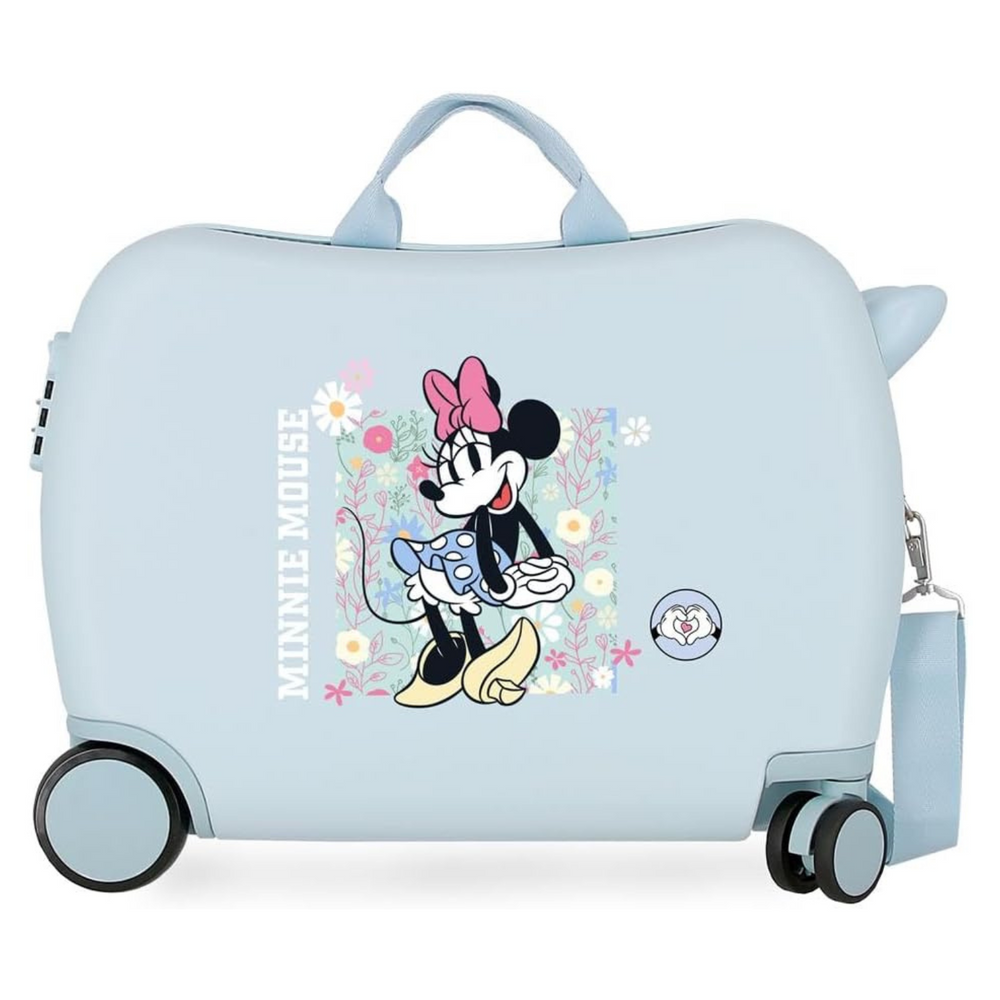 Trolley Cavalcabile 4 Ruote Minnie Happy 50 cm