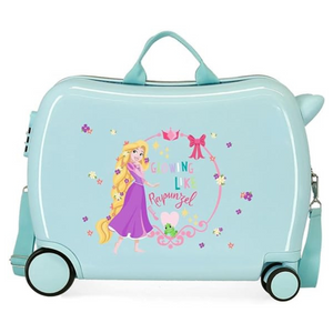 Trolley Cavalcabile 4 Ruote Rapunzel Turchese