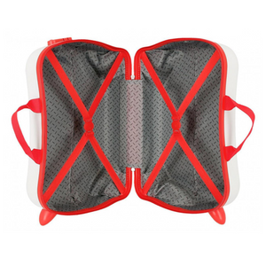 Trolley Cavalcabile 4 Ruote Spiderman Authentic Bianco