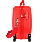 Trolley Cavalcabile 4 Ruote Spiderman Authentic Rosso