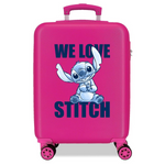 Trolley Rigido Stitch We Love Fucsia 55 cm